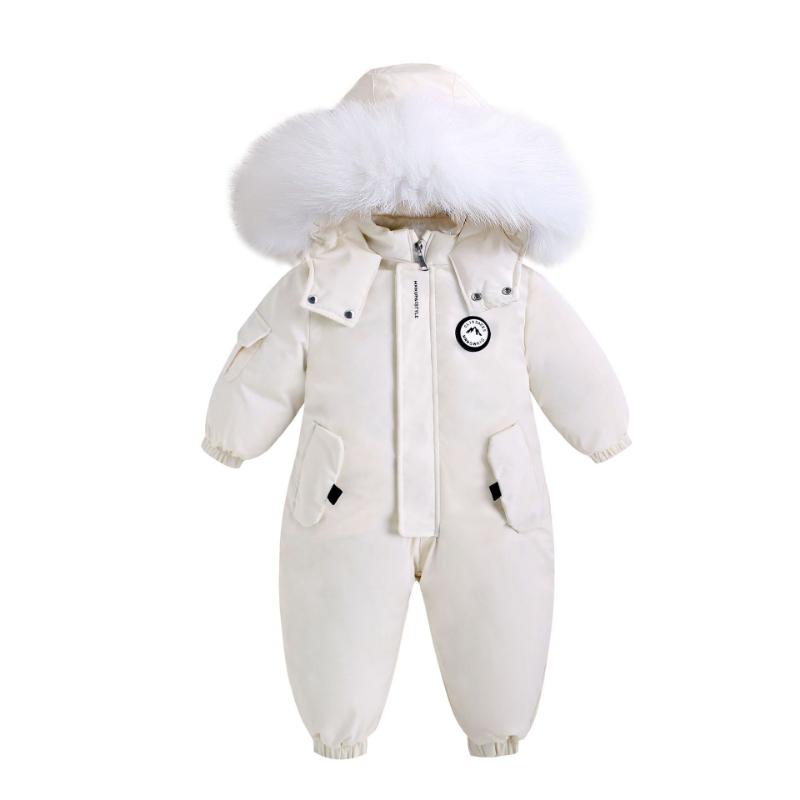 Children's Winter One-piece Clothes Baby Clothes Outdoor Cotton Clothes Thick Warm Coat