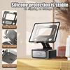 Phone Speaker Stand Desk Tablet Stand Rotatable Foldable Phone Stand With Wireless Speaker Anti-Slip Base Stereo Surround Sound