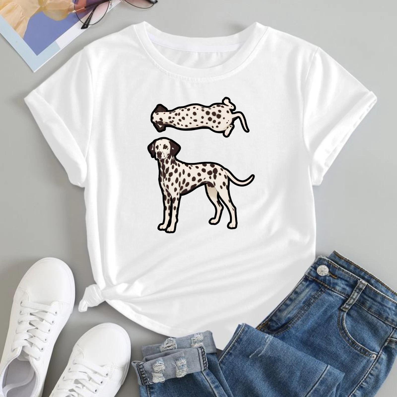 Iridescent Dog T-shirt Cute Puppy Pet Lover Unisex 100% Cotton Gift T-Top L