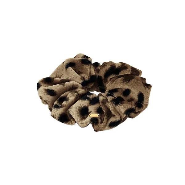 TRENDY Leopard Hair Scrunchie - Toffee Beige (JAE1HS5BV828FABE0)