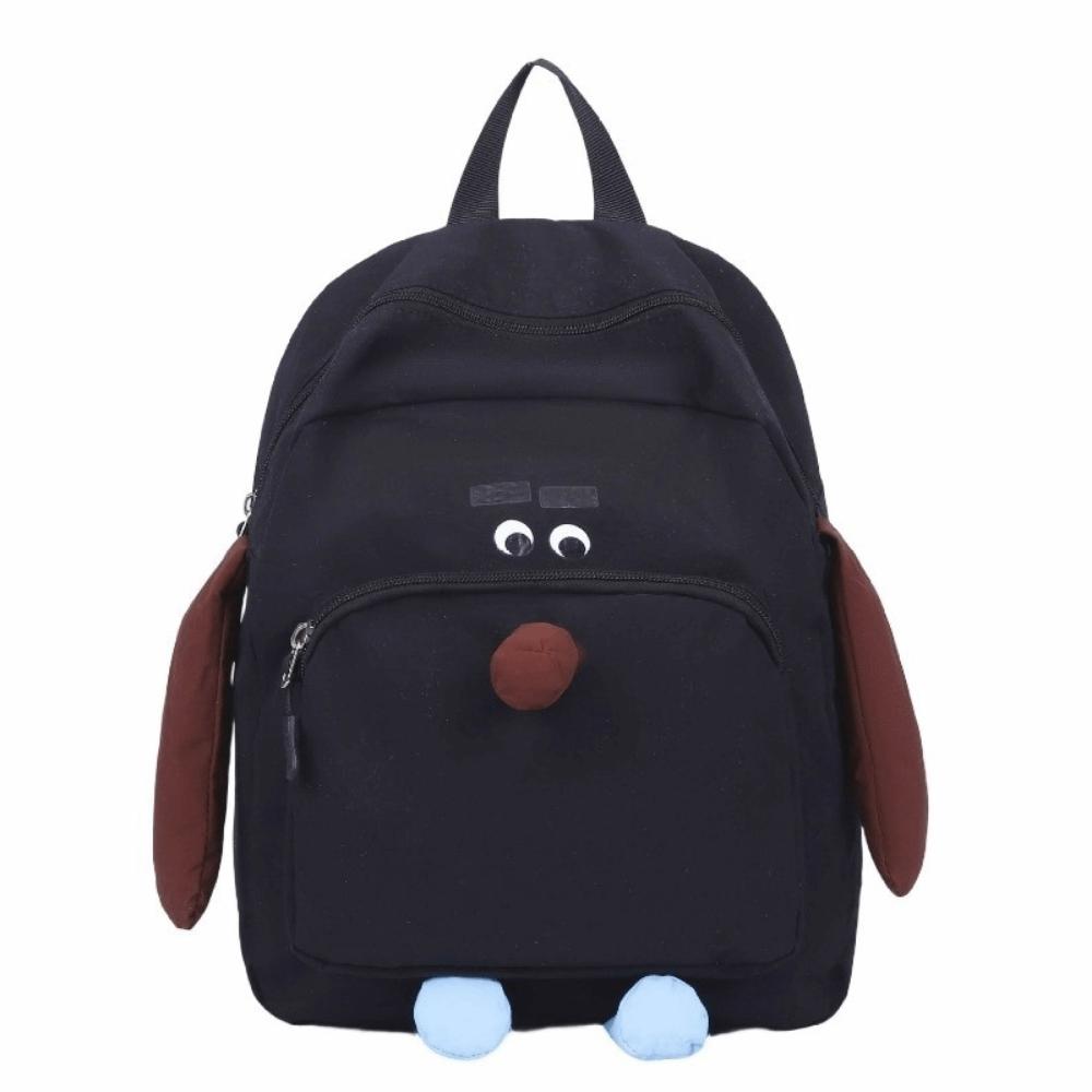 Lightweight Children s Cartoon Backpack Dog Pattern Children School Bag  Preschool S чёрный