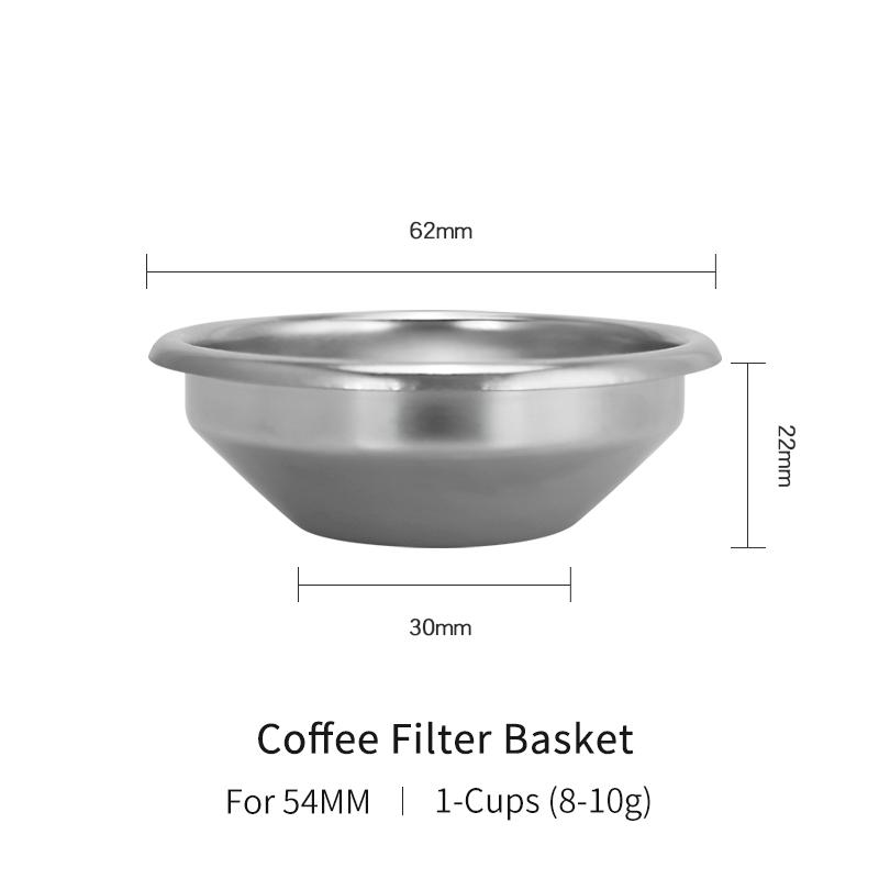 

54 мм бездонный фильтр для кофемашины без крышки для Breville Sage 870 878 880 сменный фильтр корзина инструмент бариста эспрессо аксессуар
