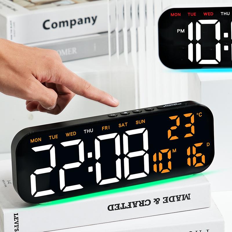 Decorațiuni pentru casă Ceas electronic Ceas deșteptător simplu Ceas LED multifuncțional Seturi multiple de ceas deșteptător Lumini de atmosferă