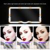 HD Mirror Car LED Makeup Mirror Sun Visor Plate Interior Rear Mirror USB Charing Dimmable Touchscreen Auto Vanity Mirror