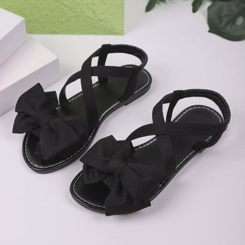 Fashion Women Sandals 2025 New Summer Lightweight Sandals Fashion Beach Casual Slippers Outdoor Bow Tie Flat Shoes Home Slides Women