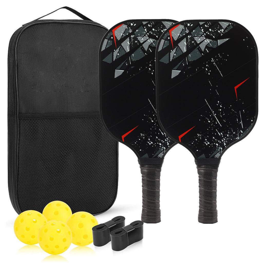 Pickleball-Schläger aus Kohlefaser-Wabenstruktur für Outdoor-Sportarten