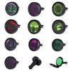 Refillable Car Air Freshener Smell Perfume Diffuser Clip Auto Vent Essential Oil Stainless Steel Locket Interior Accessories