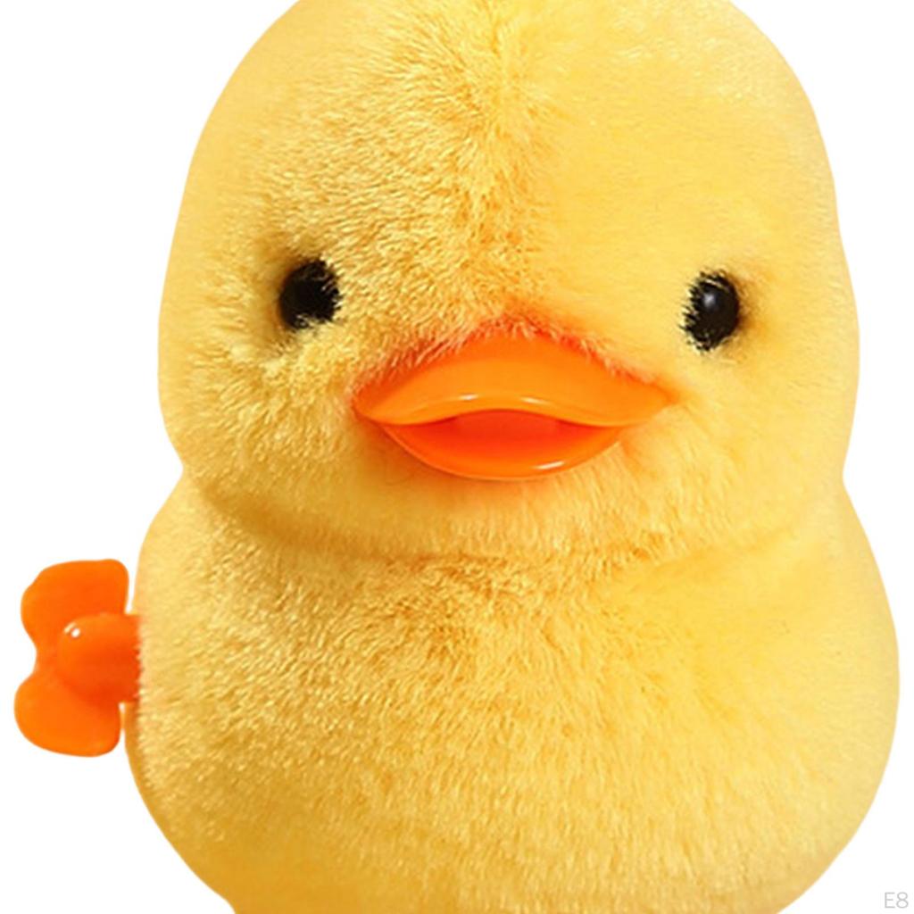 Plush Toy, Chick Toys, Realistic Stuffed Duck Jumping Cartoon Clockwork
