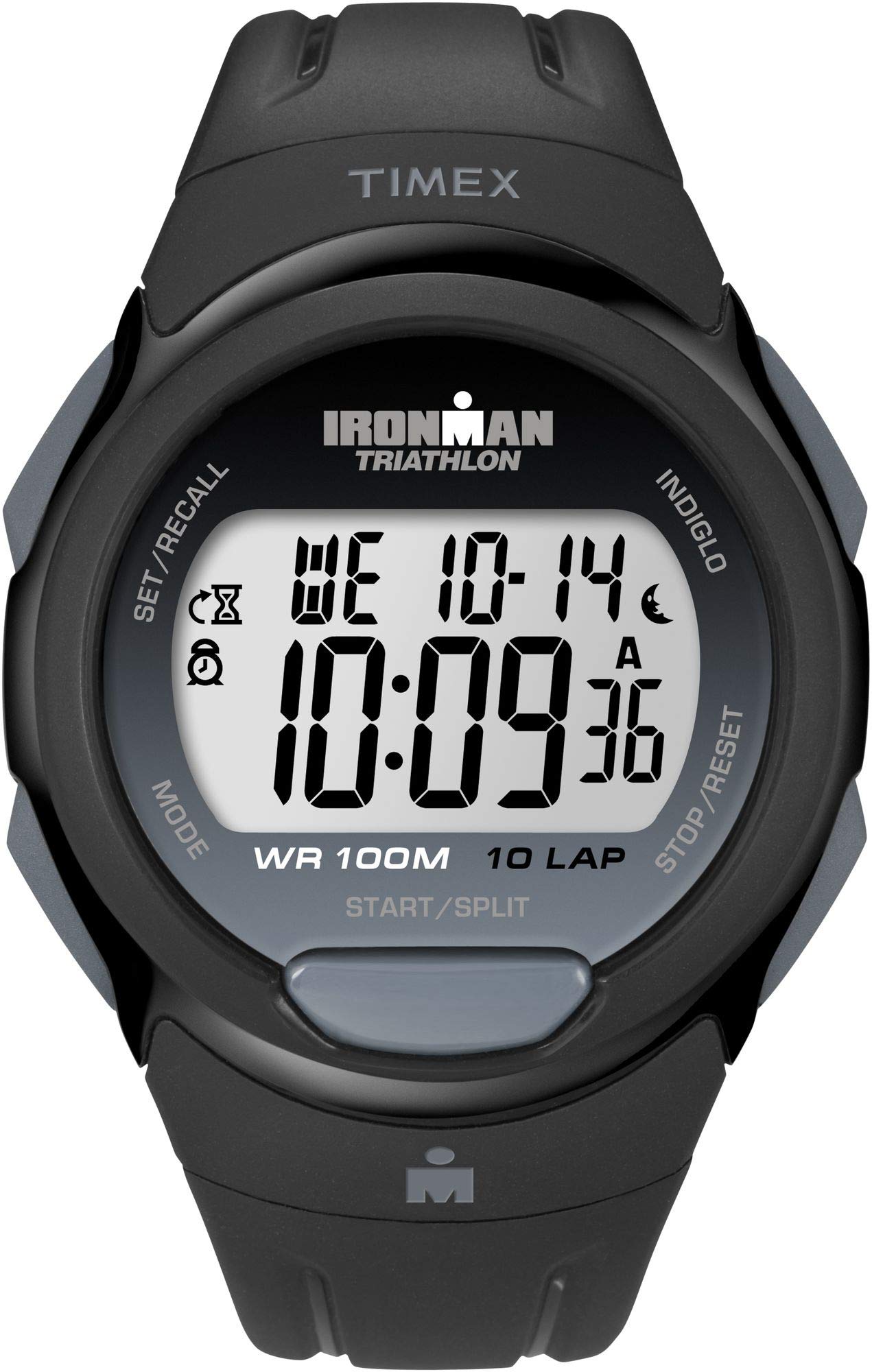

[TIMEX] Годинник Timex Ironman Classic Black Dial Resin Acrylic Quartz Digital 36MM America America Watch T5K608 Men s