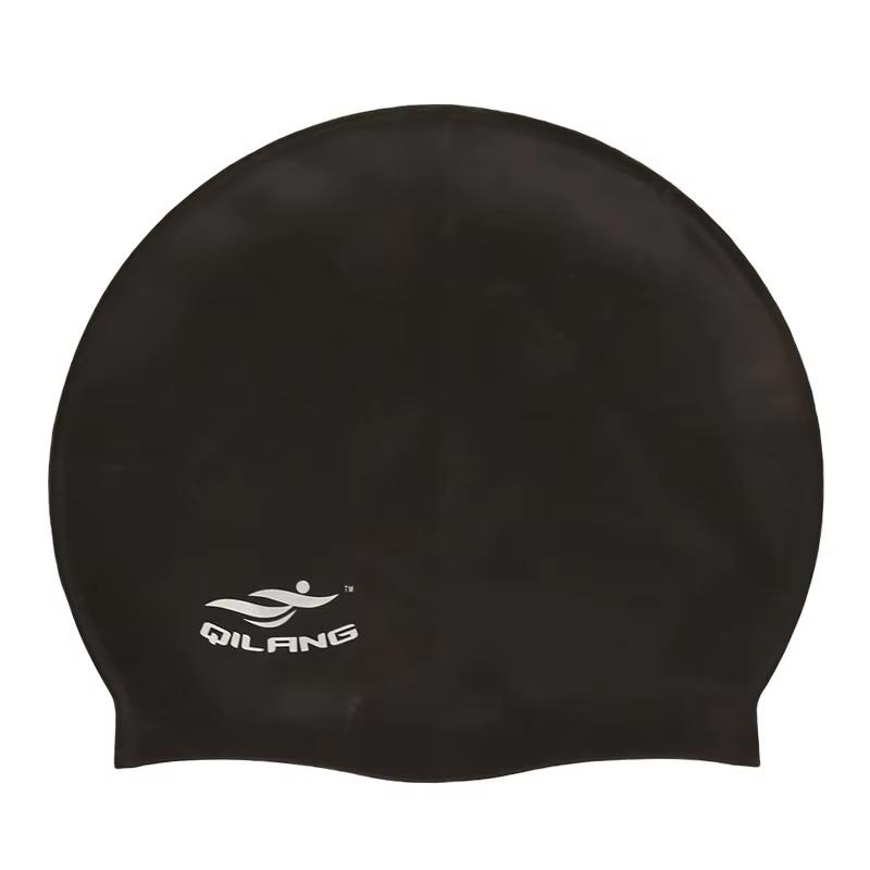 Silicone Swim Caps Swim Cap Adult Silicone Waterproof Unisex Solid Color Pool Diving Cap Long Hair