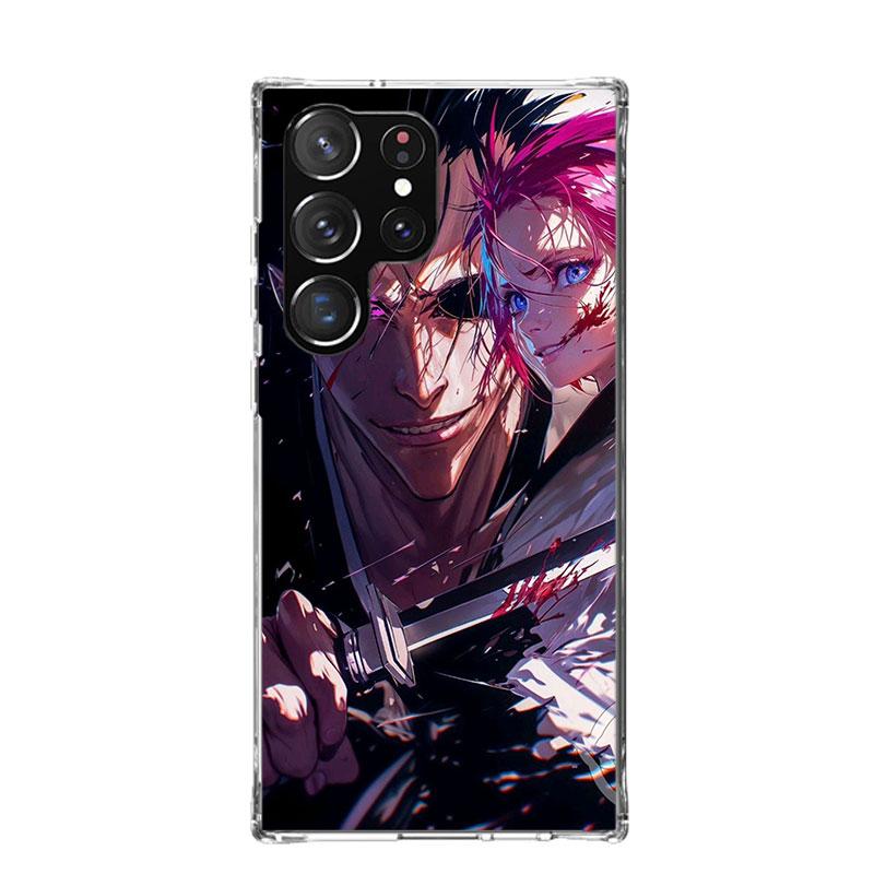 

Zaraki Kenpachi Bleach Phone Case For Samsung Galaxy S26 Ultra S23 S24 S25 Edge S20 FE S21 S22 Plus Soft Print Shell Cover Funda Samsung S20 Ultra