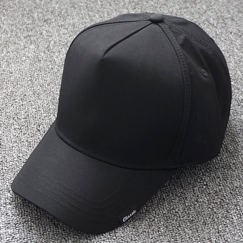 

Мужская быстросохнущая бейсболка с высоким верхом и солнцезащитным козырьком для больших голов XL (59-63 cm) чёрный