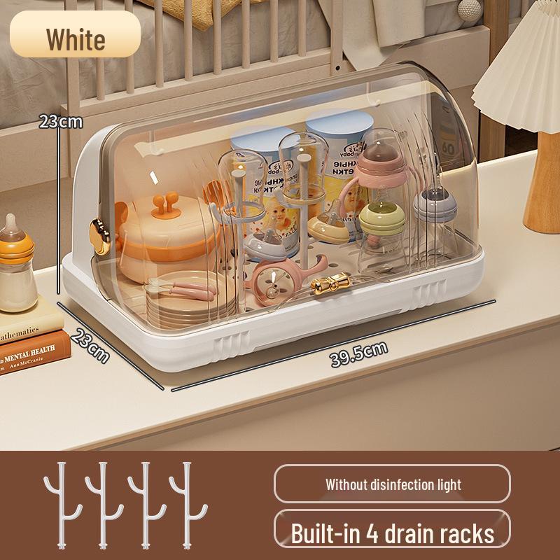 Flaschen- & Geschirrsterilisator-Aufbewahrungsständer mit staubdichter Abdeckung