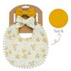 3pcs Sets Baby Bib Bow Headdress Baby Girl Headband Kids Stuff Feeding Bibs Set Bebe Saliva Towel Linen Burp Cloth Newborn Items