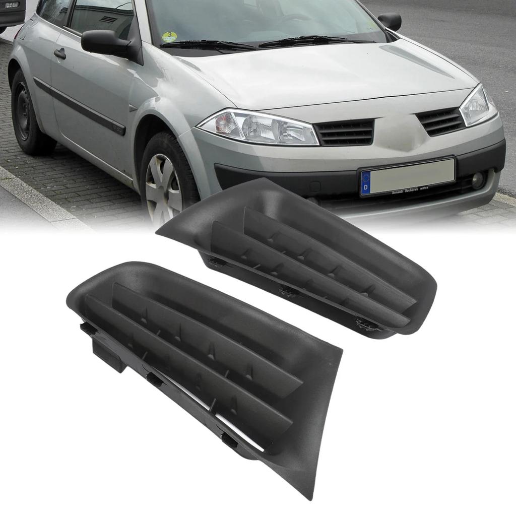 1 pár levé a pravé mřížky předního nárazníku 7701474478 pro Renault Megane 2 2006-2009