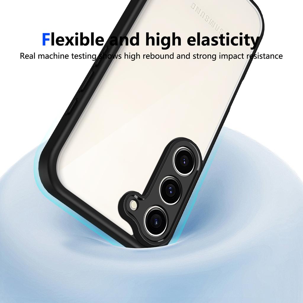 For Samsung Galaxy S23 Case Matte Skin Touch Clear PC+TPU Shockproof Phone Back Cover