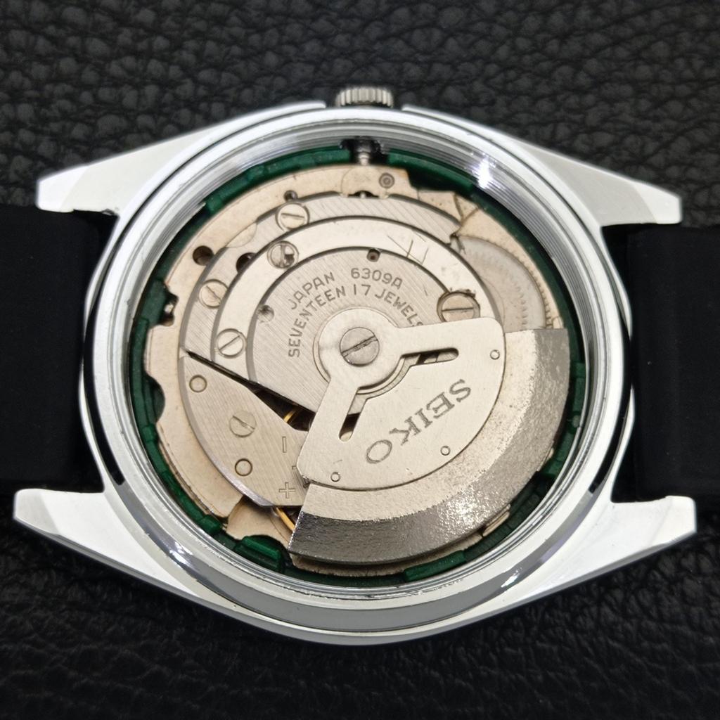 VINTAGE REFURBISHED SEIKO 5 AUTOMATIC 6309A JAPAN MENS WHITE WATCH a441689-1 Sk-a441689