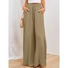 Loose Casual Pants2025 European and American Summer Women Casual Wide-Leg Popular Loose Casual Fashion Trousers