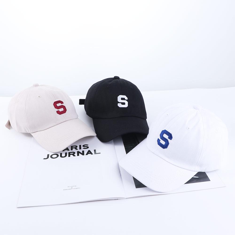 Unisex Spring Summer Sport Caps Male Women Letter S Baseball Cap Korean Style Baseball Cap Sun Hat