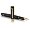 PARKER Duofold Classic Black GT Fountain Fine 18K Gold Gift Officially Product Number 1931381 Pen, Nib, Nib, Boxed, Imported,