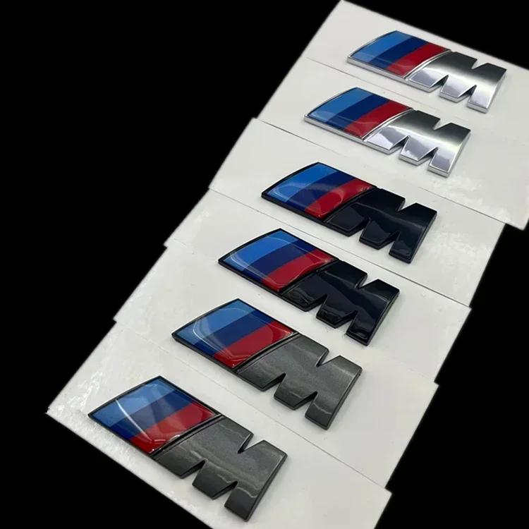 Pour BMW Nouveau 2025 Logo M 3D ABS Badge Latéral de Carrosserie Autocollant de Décoration de Coffre Arrière Accessoire de Modification de Voiture Pour Toutes les BMW M Power