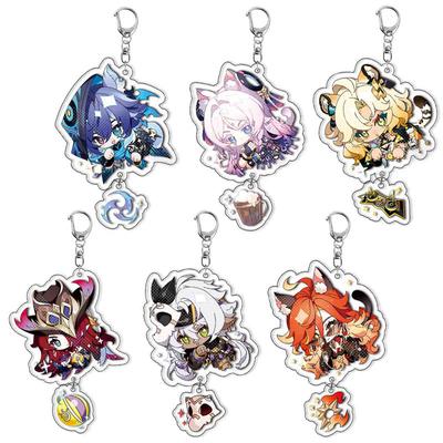 New Game Genshin Impact Iansan Xilonen Chasca Ororon Mavuika Citlali Cosplay COSTUME Acrylic Key Chains Keyring Prop Xmas Gift