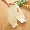 Children's Leggings Summer Cropped Pants, Baby Summer Clothes Outer Pants Thin Design