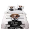 Dream NS Cute Pet Dog Roupa De Cama Bedding Set Home Textiles Set King Queen Pet Cat Duvet Cover Couette Bedclothes 2/3pcs