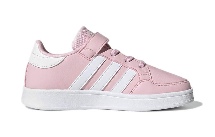 Adidas Neo Breaknet Low top Kids' Skateboarding Shoes Pink White Children Aged 3 7 Years Old GZ7644