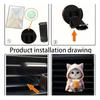 Car Outlet Vent Perfume Clips Cat Air Freshener Diffuser Aromatherapy Decoration Interior Aromatherapy Pad Car Cat Shape Clip