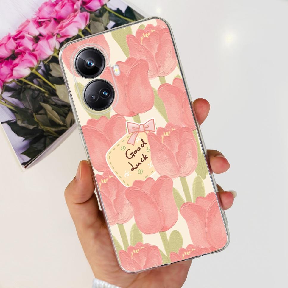 For Realme 10 Pro+ 6.7" RMX3687 Case Cute Cartoon Astronaut Cat Soft Silicon TPU Cover For Realme 10 Pro Plus Bumper Phone Case