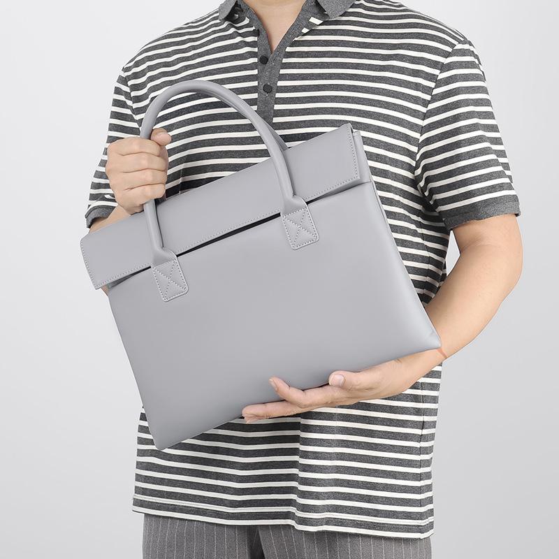 TS JYL laptop bag,Women PU Handbag Large A4 Document Business Laptop Bag