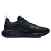 Li Ning Cloud Shield Fashion Abrasion Resistant Breathable Low top Running Shoes Men's Black Blue AGLR233-2