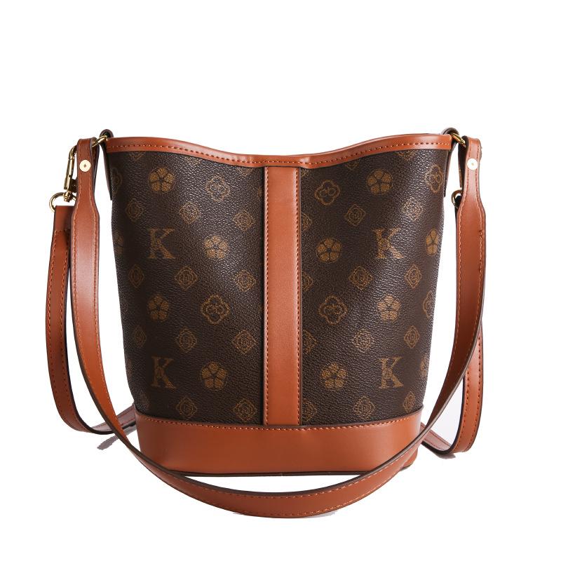 

2025 High-End Mother-Daughter Crossbody Bucket Bag - Autumn Fashion кавовий
