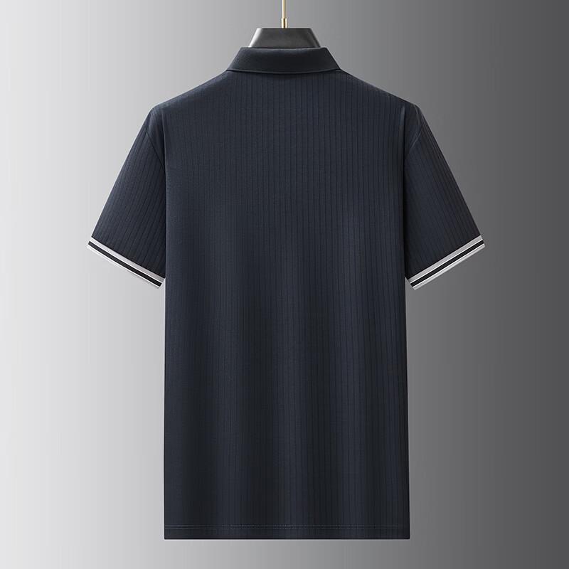 Dibinze Men's Plus Size Business Casual Polo Shirt