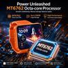 4G Smart Watch Phone UBABAI Android 12 4G Dual SIM 8GB+256GB WIFI GPS
