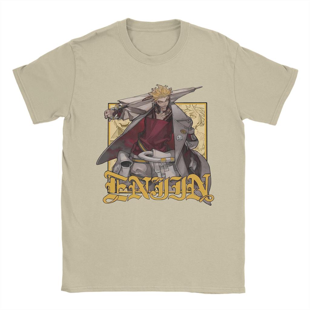 Enjin Gachiakuta Anime T-Shirt for Men  Novelty 100% Cotton Tee Shirt Round Collar Short Sleeve T Shirts Plus Size Clothes
