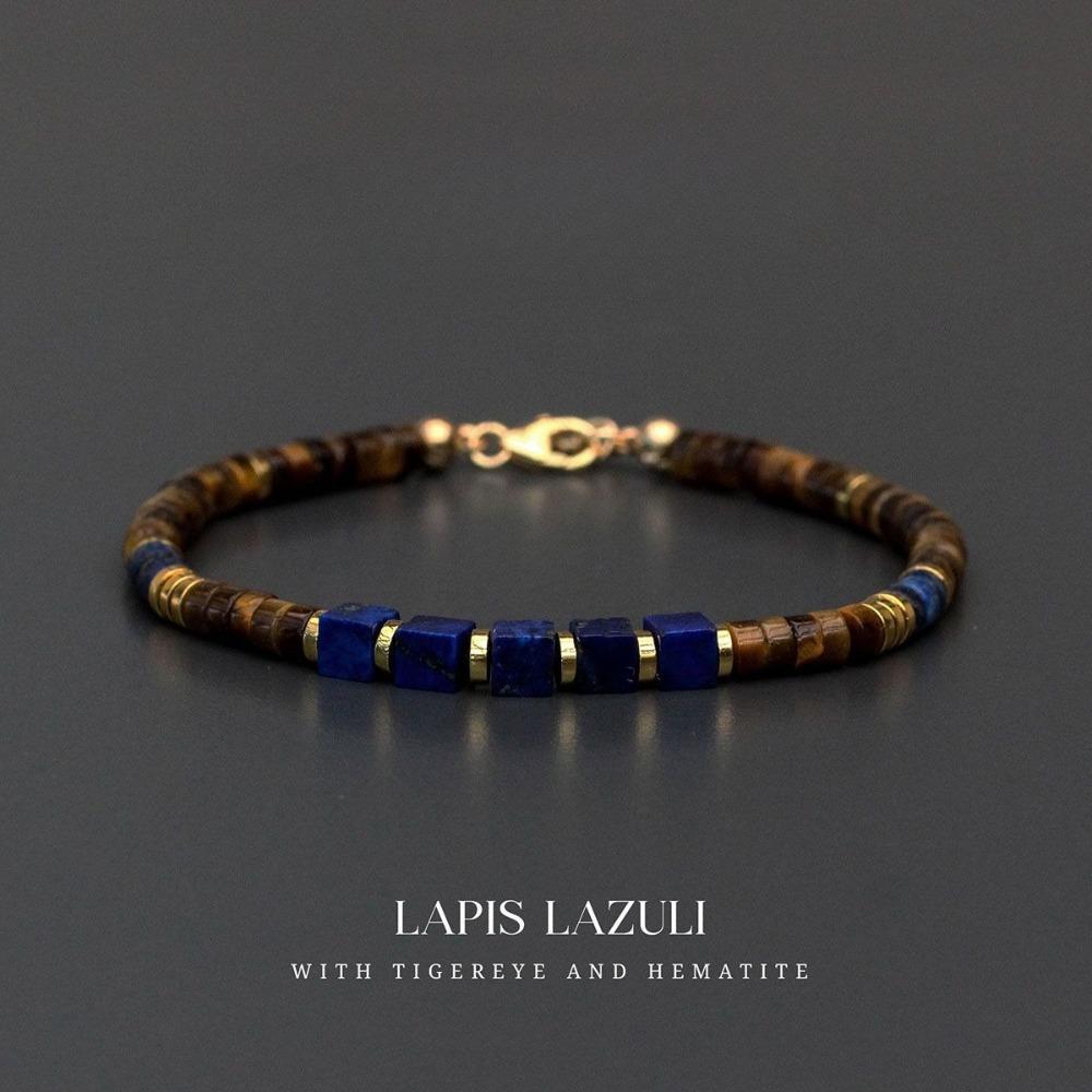 Handmade Opal Beaded Bracelet, Elastic Stretch Rope Natural Gemstone Bead Bangle Jewelry