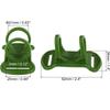 Silicone Headlamp Flashlight Holder 6.2*3.6*3cm/2.44*1.18" 5 Colors Hands-Free Head Lamp Elastic Band Accessory Telescopes