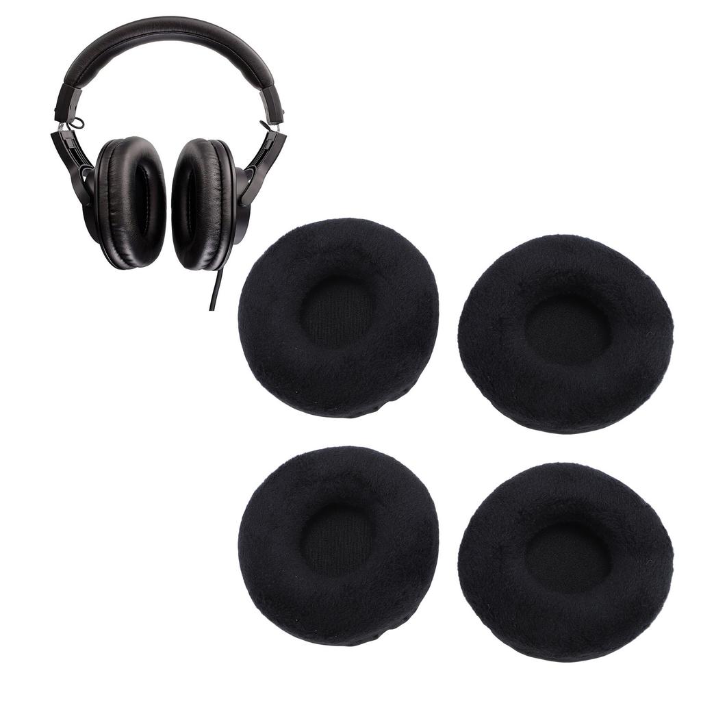 4PCS Replacement Rpads and Foam Hdphone R Pads for 100 ATH-WS70 ATH-WS99 ATH-WS77 MDR-V55 MDR-V500DJ