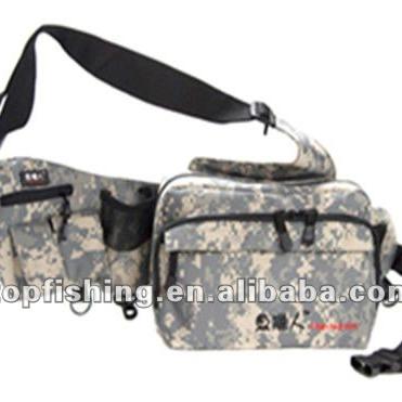 LUTAC High Quality Waterproof Nylon Multifunctional Fishing Accessories Waist Bag for Lake River Stream Fishing Sports