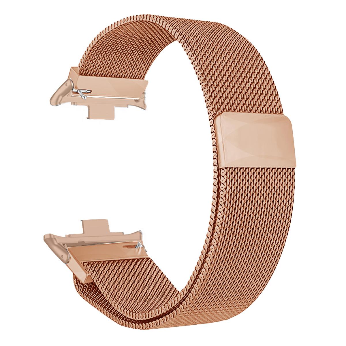 

Milanese Loop Band For Redmi watch 5 4 Bracelet For Xiaomi Mi band 9pro/8pro Wristband Replacement Metal Strap Accessories Miband 9 Pro 8 Pro розового золота