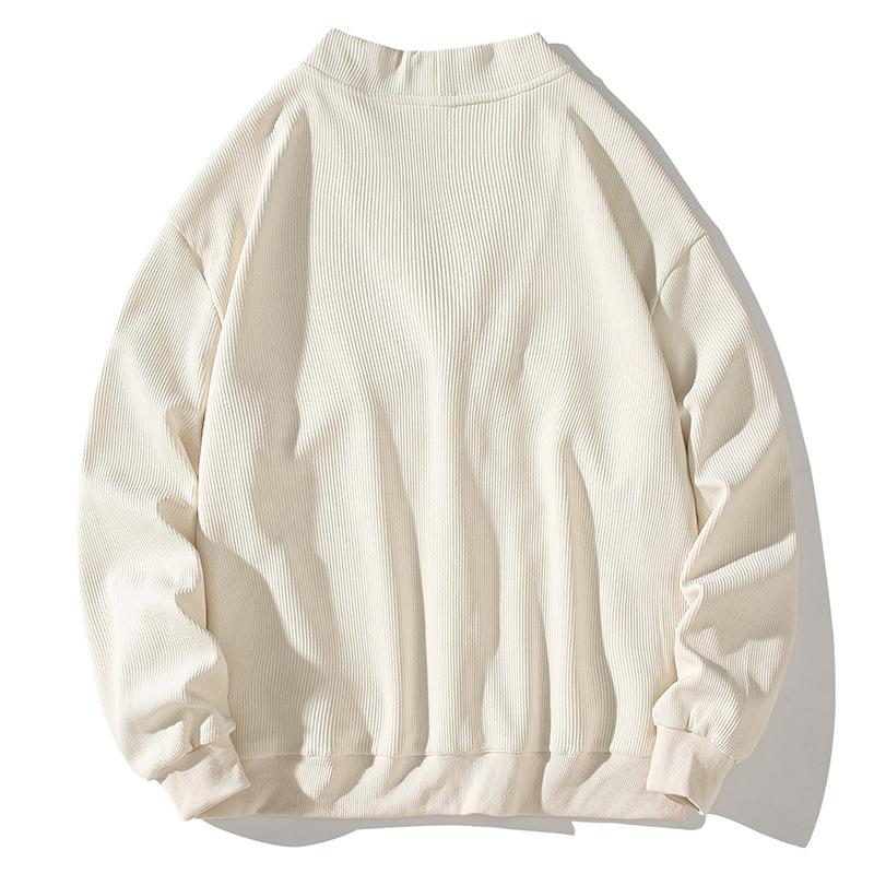 Men S V Neck Knitted Cardigan Sweatshirt Loose Casual Top