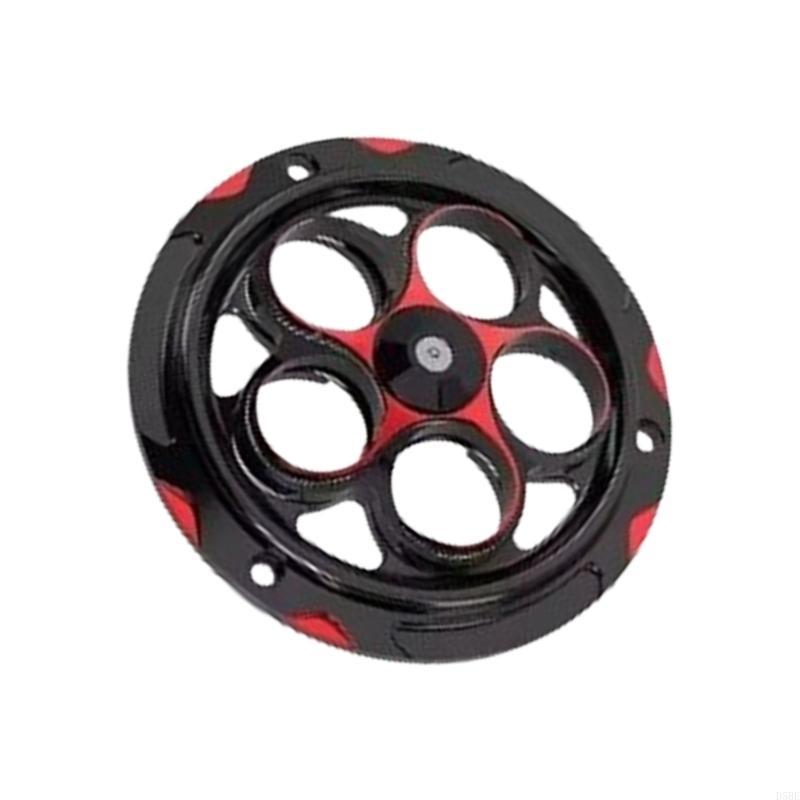 D5BE Motorcycle Engine Heat Dissipation Cover Fan Cover High Efficiency Cooling Aluminum Easy tallation Universal