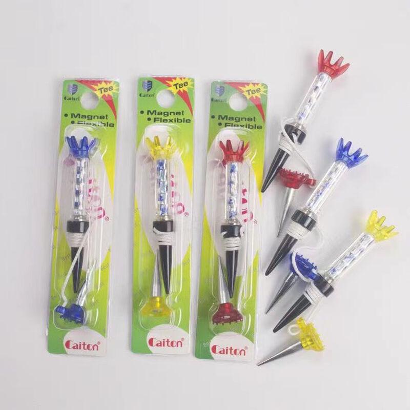 Fengyi 80mm Magnetic Golf Tees with Anti-Lost Rope (5-Pack)