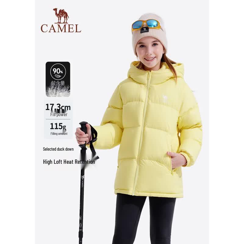 Camel Kids' Cloud Fleece Lightweight Down Jacket