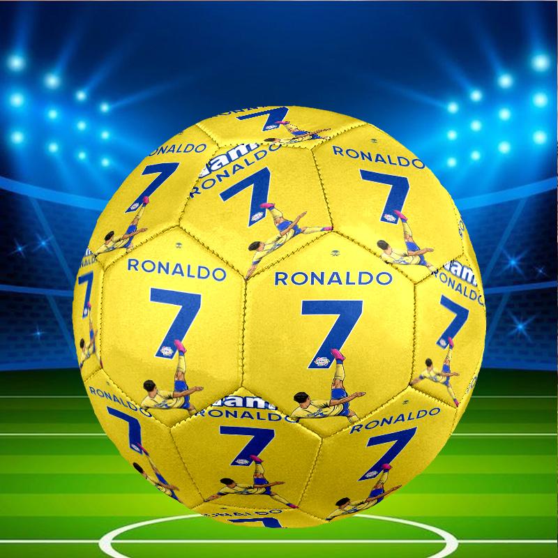 Custom Name Personalized Cristiano Ronaldo-A Print Size 5 Soccer Ball Training & Match Football, for Team, Kicking, Gift for Football Enthusiasts