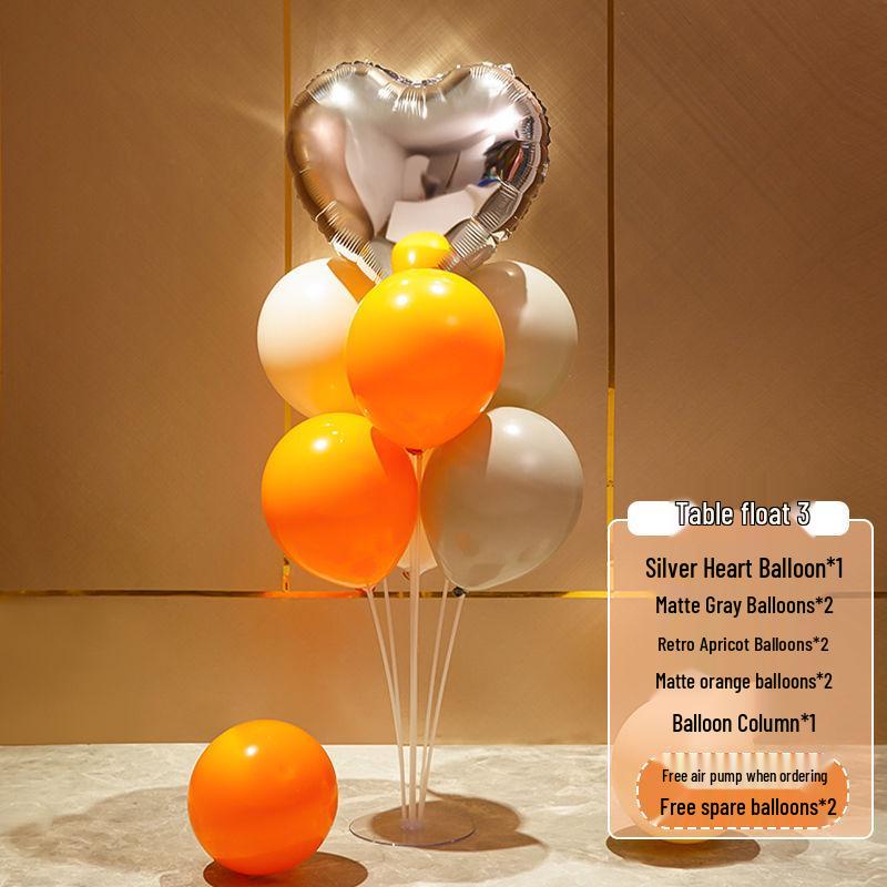 Alla hjärtans dag Ballongpelardekoration för fester: Idealisk för bröllop, födelsedagar och evenemang. Perfekt för en romantisk atmosfär.