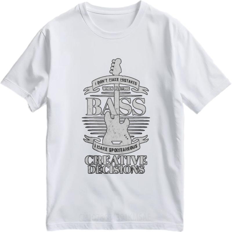 Rock Unisex Short Sleeve Tshirt Unisex I Dont Make Mistakes When Playing Bass I Make Spontaneous Creative Decisions Everyday