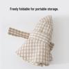 Women's Plaid Bowknot Wide-Brim Bucket Hat